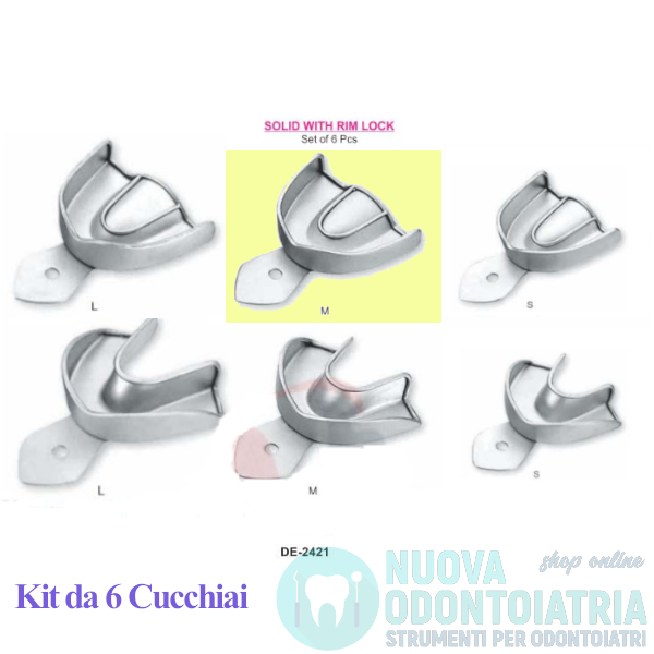 Cucchiaio Impronta Non Forato Superiore M