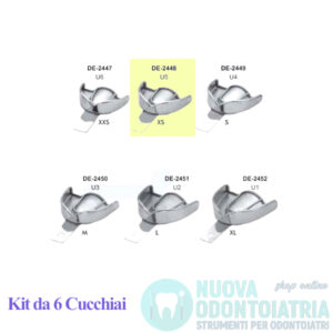 Cucchiaio Impronta Non Forato Superiore XS