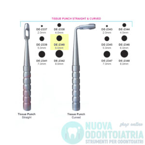 Mucotomo Dritto Diametro 6 mm DE-2340