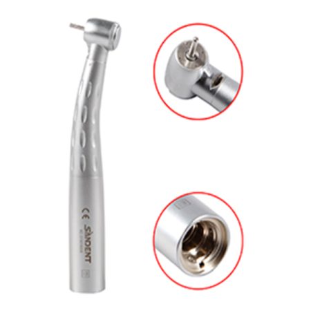 Turbina a Fibra Ottica 6 Ingressi Testa Larga Acqua Spray 4 vie Compatibile Kavo SANDENT YB3007