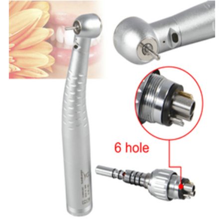 Turbina a Fibra Ottica 6 Ingressi Testa Larga Acqua Spray 1 Via yabangbang YP3017