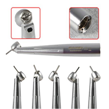 Turbina a Fibra Ottica 6 ingressi Testa Mini Angolata 45 Gradi Acqua Spray 4 Vie SKYSEA YP3004