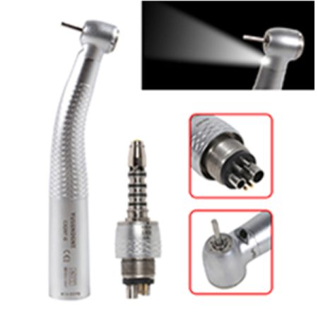 Turbina a Fibra Ottica 6 Ingressi Testa Standard Acqua Spray 4 Vie Compatibile Sirona R/F YUSENDENT YM2018