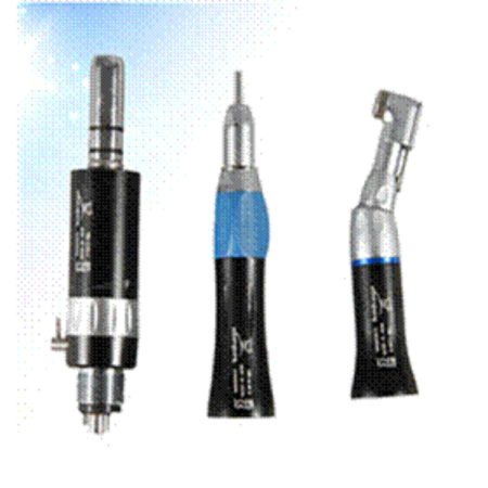 Kit Manipolo Contrangolo + Manipolo Dritto + Micromotore Irrigazione Esterna Ratio 1:1 Diametro Frese 2,35 mm Compatibile HP 4 Vie yabangbang YM2004