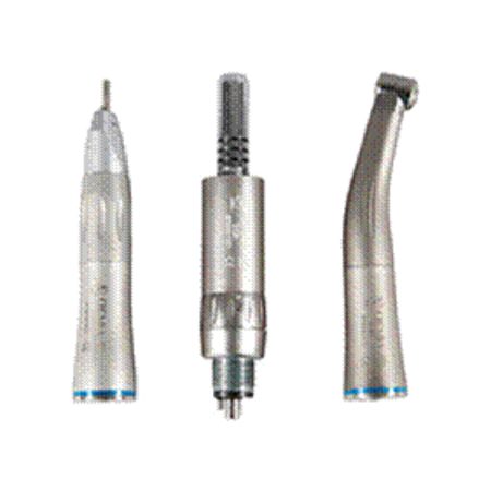 Kit Manipolo Contrangolo + Manipolo Dritto + Micromotore 4 Vie Irrigazione Interna Ratio 1:1 CICADA kitcicada