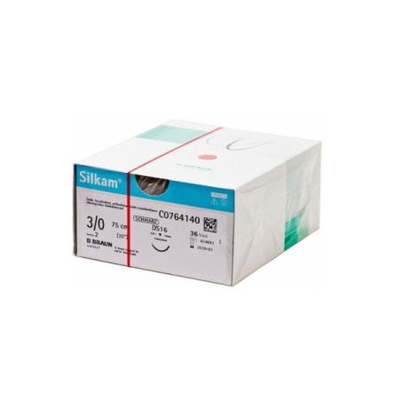 Sutura Seta Silkam 3/0 Suture Pacco da 36 Suture
