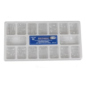 Corone Preformate Trasparenti n.10 Box da 64 Corone