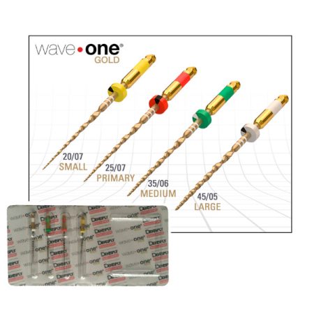 Strumenti NiTi Dentsply Gold Wave One SD-F002WG Blister da 4