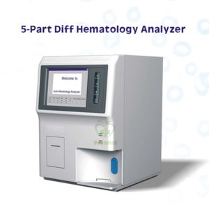Cinque strumenti di classificazione dell'analizzatore di corpuscolo del sangue MY-B006