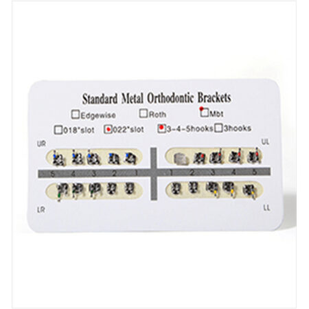 Kit Brackets Ortodontico Standard MBT 0