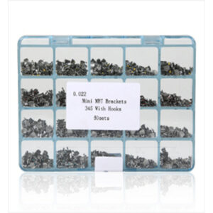 Mini Brackets Ortodontico MBT con Gancio Kit 50 Unità Materiale Ortodontico