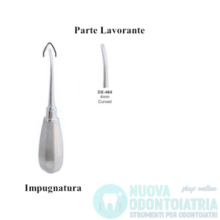 Leva Chirurgica Bein Curva sul Dorso 4 mm