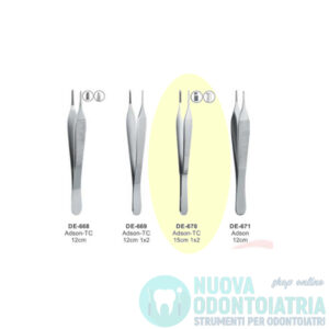 Pinza Adson Traumatica 15 cm