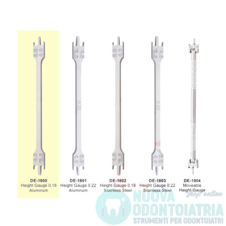 Altimetro Posizionatore Bracket Ortodonzia in alluminio 0