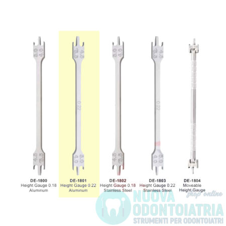 Altimetro Posizionatore Bracket Ortodonzia in alluminio 0