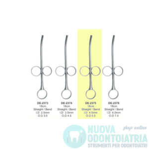 Cannula Spingiosso Dritta Diametro 4