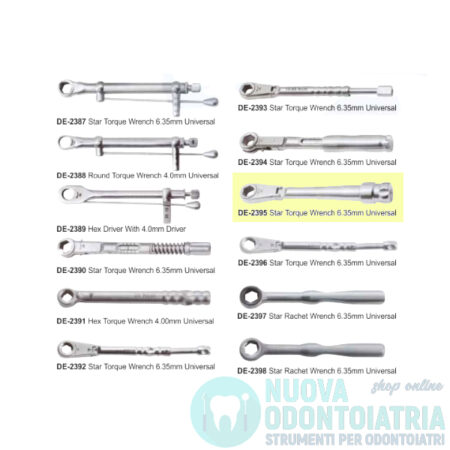 Chiave Dinamometrica Cricchetto Implantare DE-2395