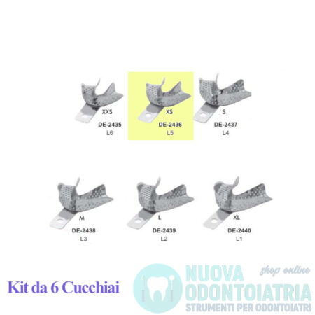 Cucchiaio Impronta Forato Inferiore XS