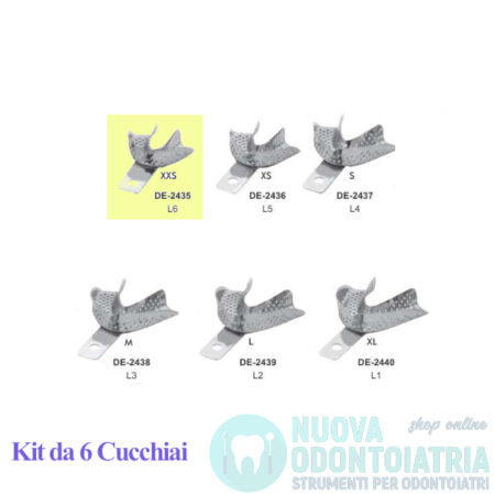 Cucchiaio Impronta Forato Inferiore XXS