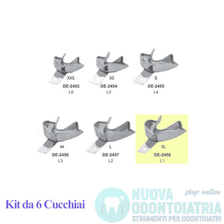 Cucchiaio Impronta Non Forato Inferiore XL
