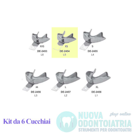 Cucchiaio Impronta Non Forato Inferiore XS