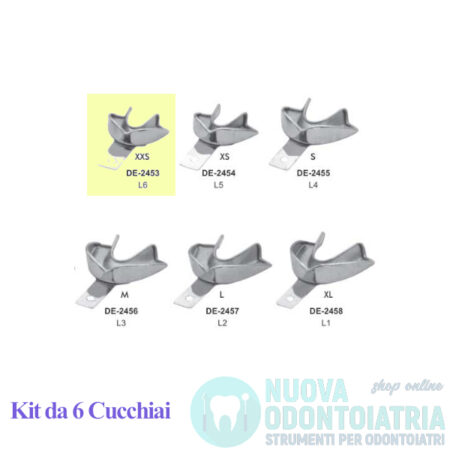 Cucchiaio Impronta Non Forato Inferiore XXS