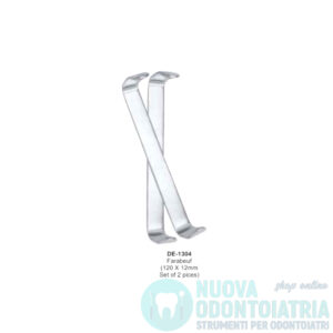 Divaricatore Farabeuf 120 x 12 mm (kit da due divaricatori)