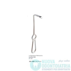 Divaricatore Traumatico Langenbeck 21 cm parte lavorante 30x16 mm
