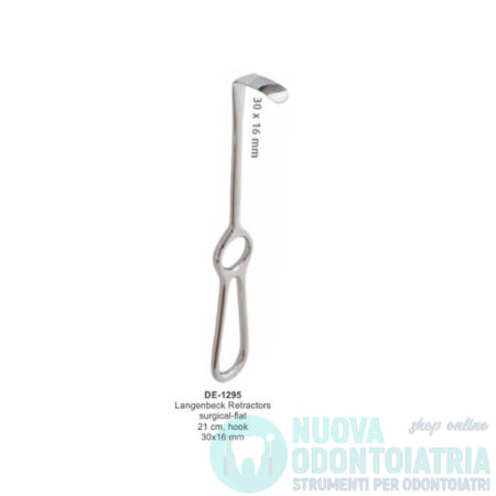 Divaricatore Traumatico Langenbeck 21 cm parte lavorante 30x16 mm