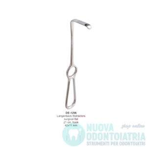 Divaricatore Traumatico Langenbeck 21 cm parte lavorante 42x11 mm
