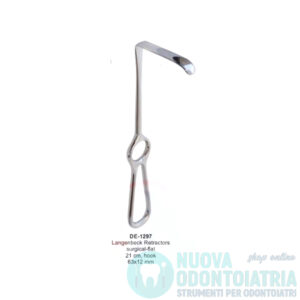 Divaricatore Traumatico Langenbeck 21 cm parte lavorante 63x12 mm