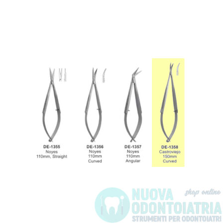Forbice Chirurgica Castroviejo Curva 150 mm