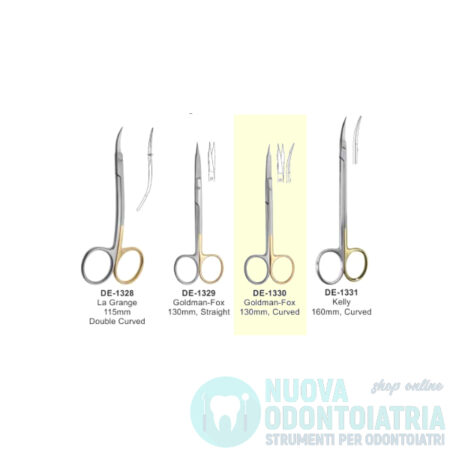 Forbice Chirurgica Curva Goldman-Fox 130 mm