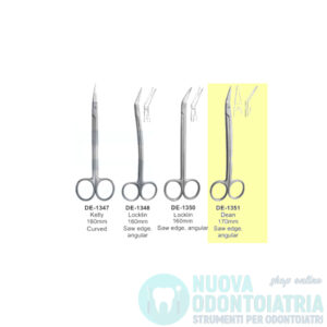 Forbice Chirurgica Dean Curva sul Dorso 170 mm