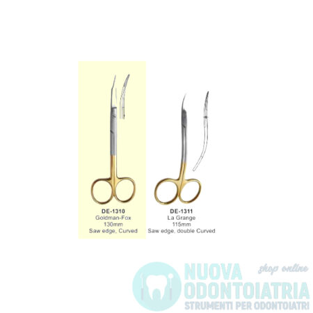 Forbice Chirurgica Gold Curva Goldman-Fox 130 mm