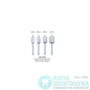 Kit Mucotomi da Contrangolo da 4 Strumenti