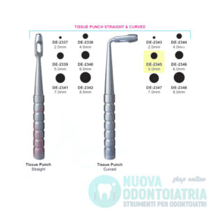 Mucotomo Curvo Diametro 5 mm DE-2345