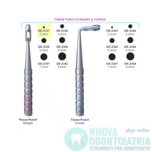 Mucotomo Dritto Diametro 2 mm DE-2337