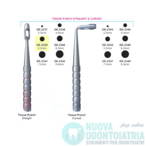 Mucotomo Dritto Diametro 5 mm DE-2339