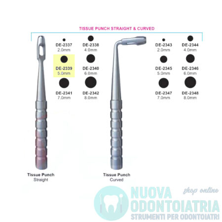 Mucotomo Dritto Diametro 5 mm DE-2339