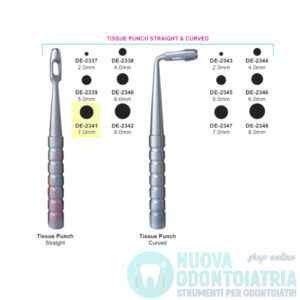 Mucotomo Dritto Diametro 7 mm DE-2341