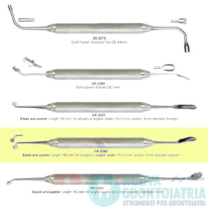 Otturatore da Osso e Spatola Porta Innesto DE-2282