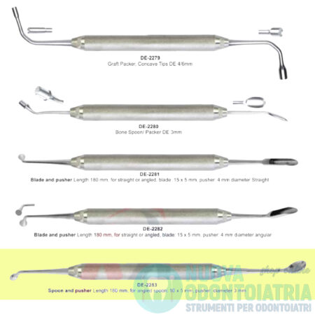 Otturatore da Osso e Spatola Porta Innesto DE-2283
