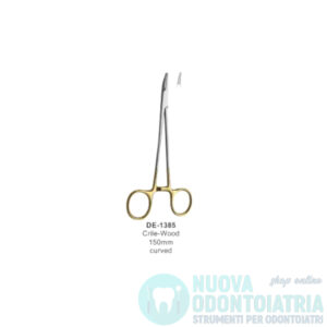 Portaaghi Gold Crile Wood Curvo 150 mm