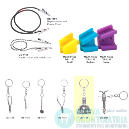 Portachiavi con Portaimpronta da Dentista