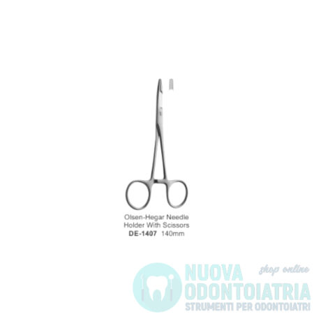 Portaghi Combinati con Forbici Olsen Hegar 140 mm