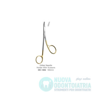 Portaghi Gold Combinati con Forbici Gillies 160 mm