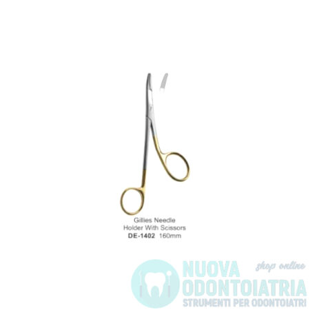 Portaghi Gold Combinati con Forbici Gillies 160 mm