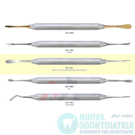 Scollaperiostio in titanio periimplantare DE-1691