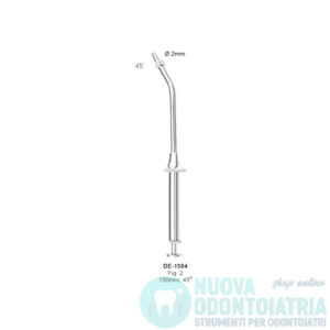 Spingiamalgama 2 mm Curvo 45 Gradi